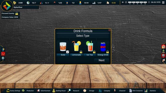 Drink Pro Tycoon PC Crack