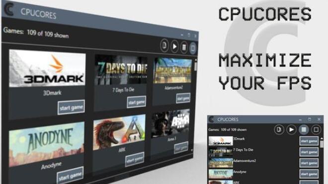 CPUCores :: Maximize Your FPS Free Download