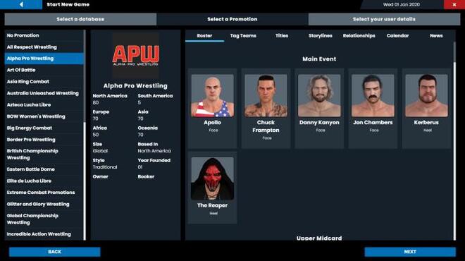 Pro Wrestling Sim PC Crack