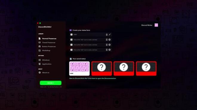 Discord Rich Me! (Custom Rich Presence) PC Crack