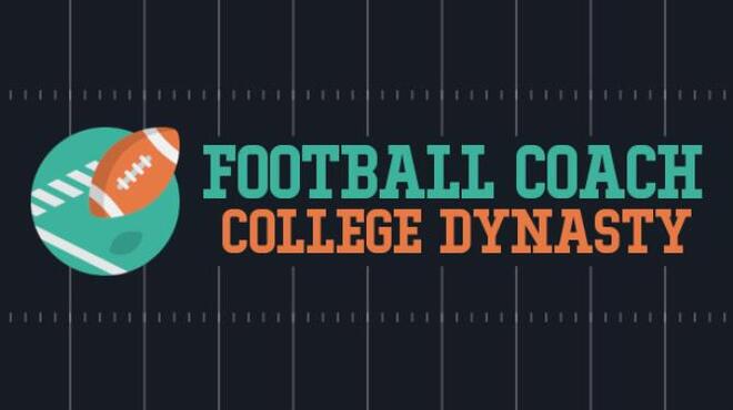 Football Coach: College Dynasty Free Download